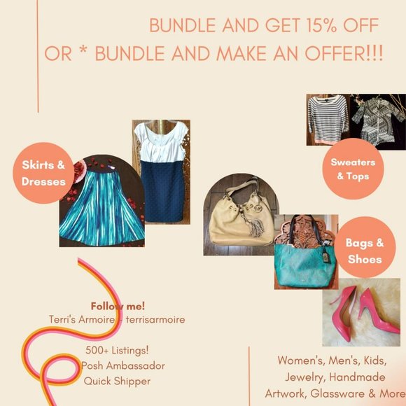 BUNDLE and get 15% *** OR *** Make offer!!!